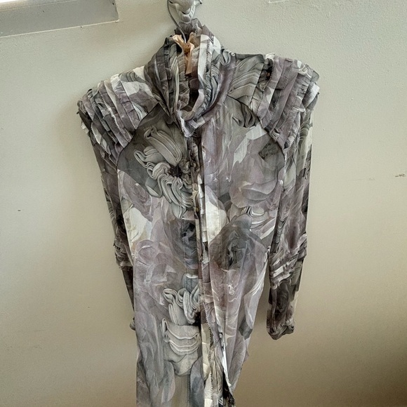 Diane Von Furstenberg silk top size 6 - Picture 4 of 10